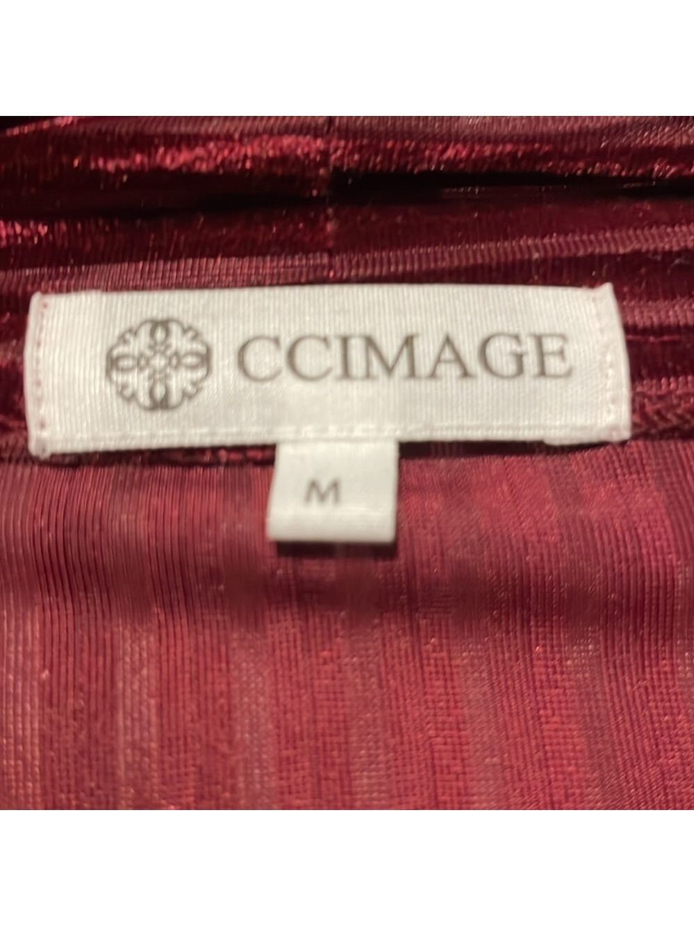 Boutique Velvet Robe Burgundy Embroidered Women Medium Bride Bachelorette Gift - Picture 7 of 8